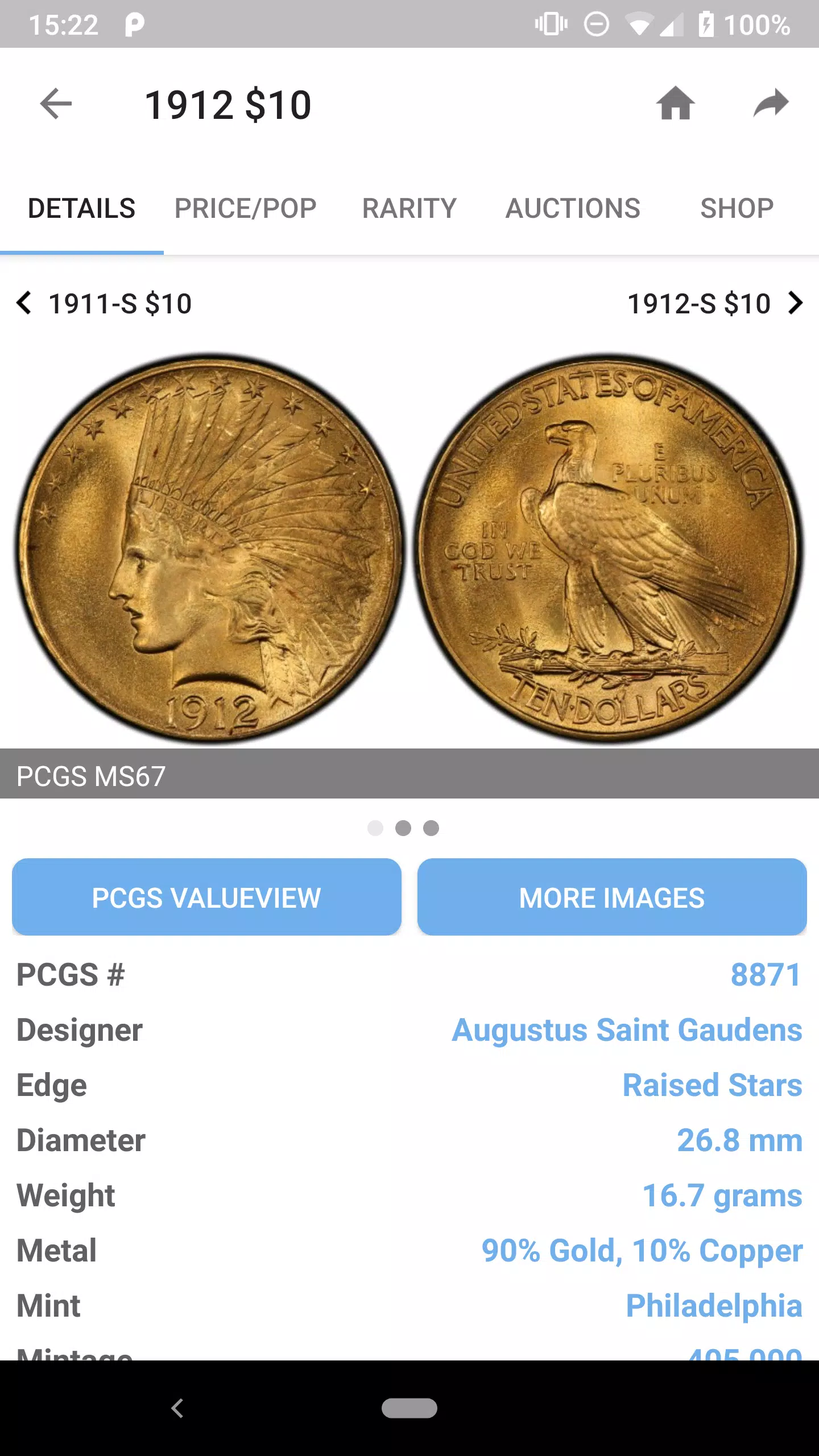 PCGS CoinFacts - U.S. Coin Val PCGS CoinFacts - U.S. Coin Val