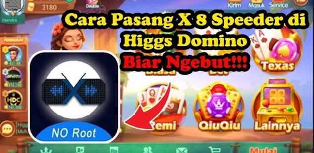 X8 Speeder Higgs Domino RP Terbaru Guide