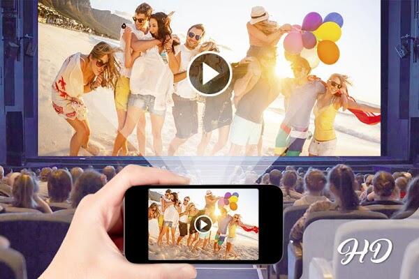 Flashlight Video Projector App for Android