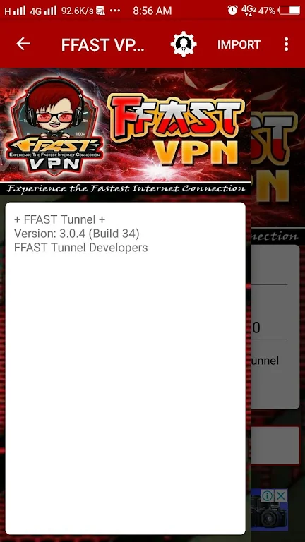 FFAST VPN Tunnel