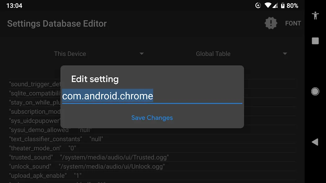 4A Settings Database Editor