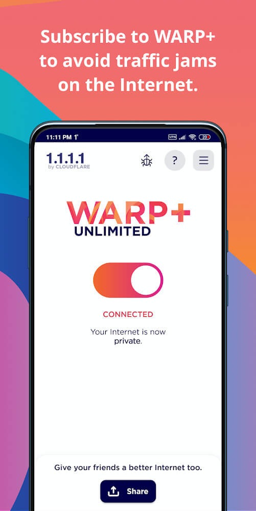 1.1.1.1 VPN + WARP