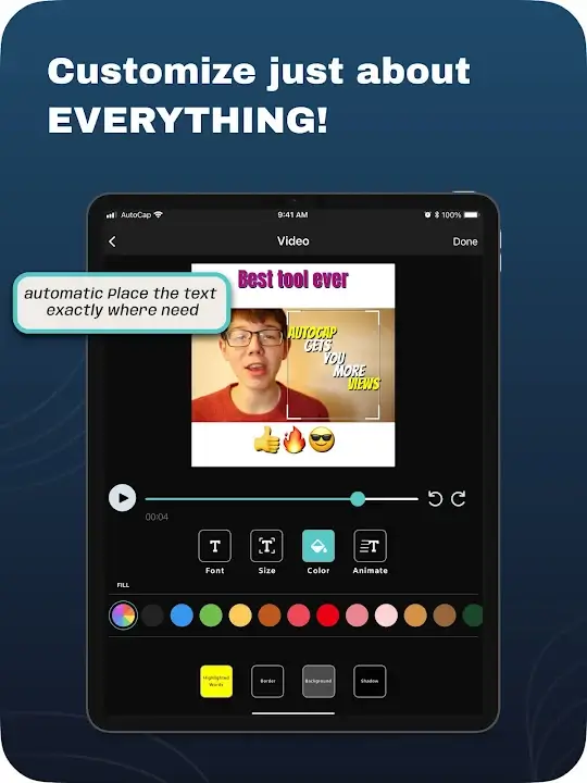 AutoCap – automatic video captions and subtitles AutoCap – automatic video captions and subtitles