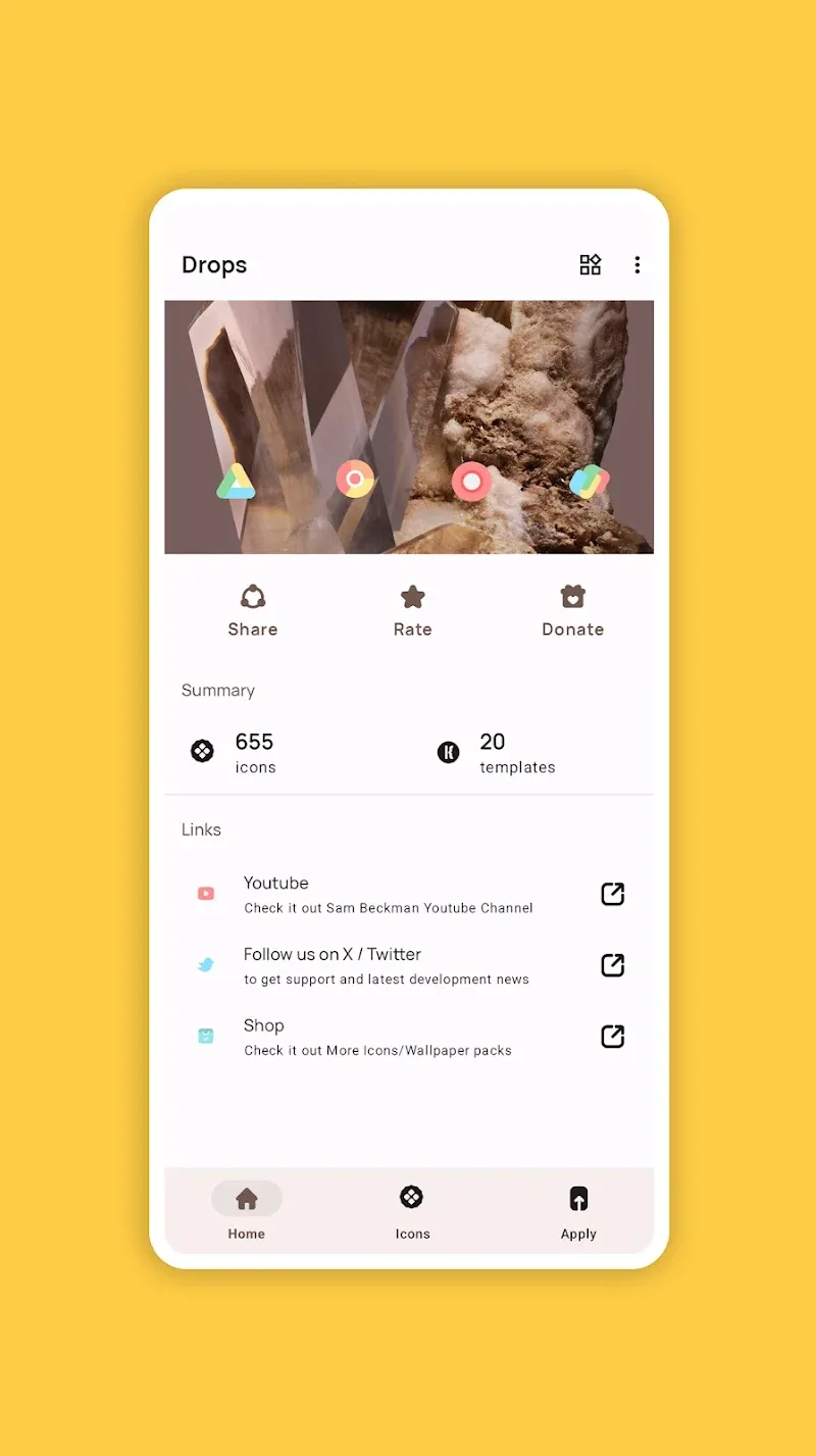 Drops Icon Pack apk Drops Icon Pack apk