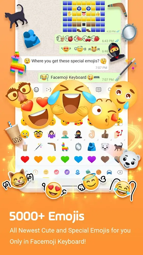 Facemoji Emoji Keyboard & Fonts