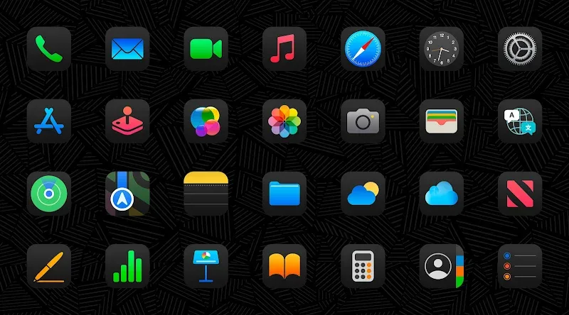 iDarkOS 18 – Icon Pack