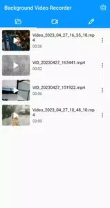 Background Video Recorder Background Video Recorder