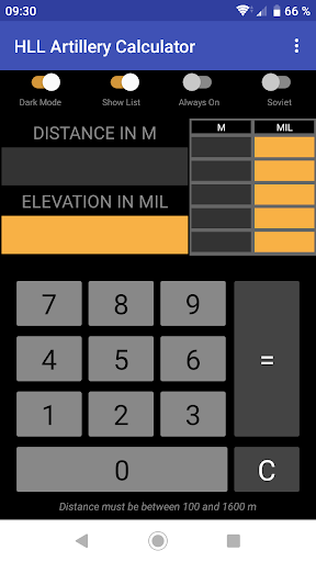 HLL Artillery Calculator APK