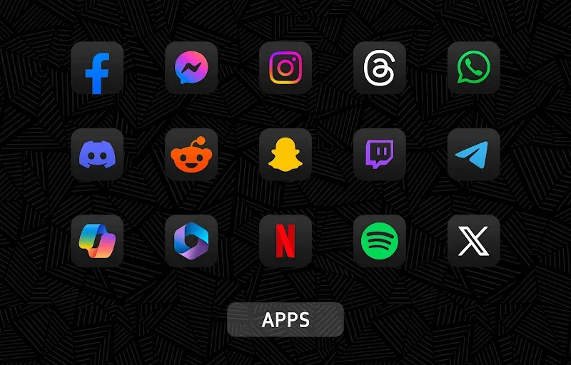 iDarkOS 18 – Icon Pack