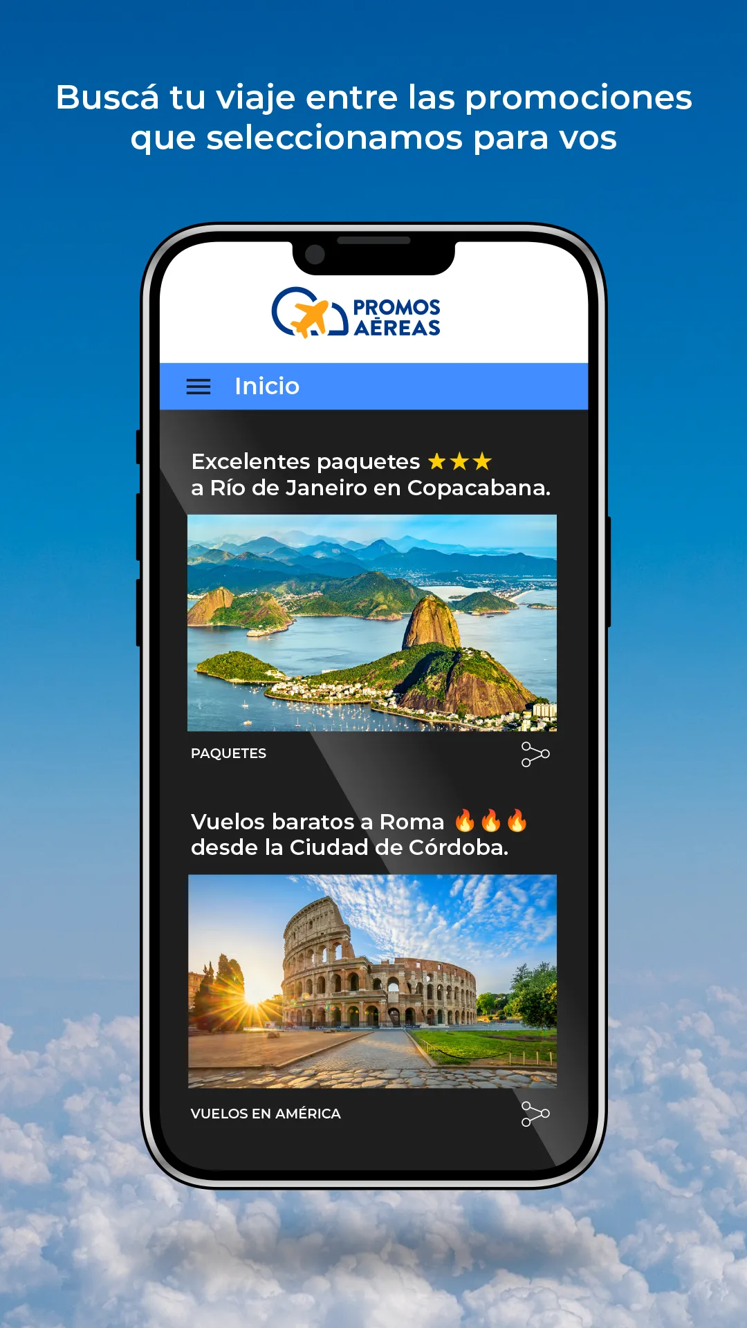 Promos Aéreas - Vuelos baratos Promos Aéreas - Vuelos baratos
