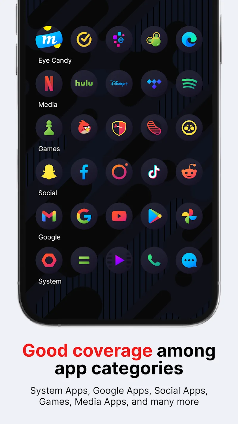Hera Dark: Circle Icon Pack apk Hera Dark: Circle Icon Pack apk