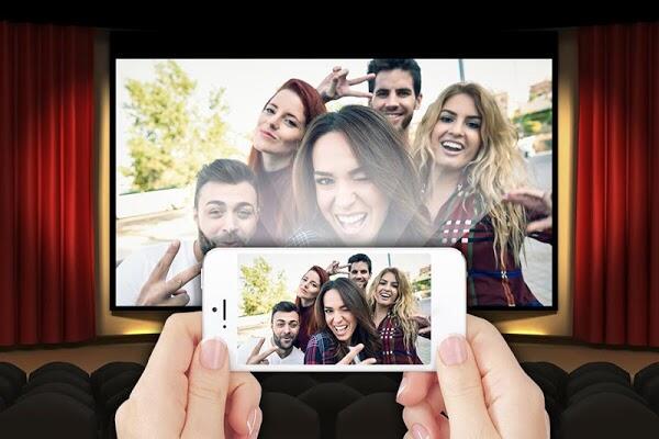 Flashlight Video Projector App for Android