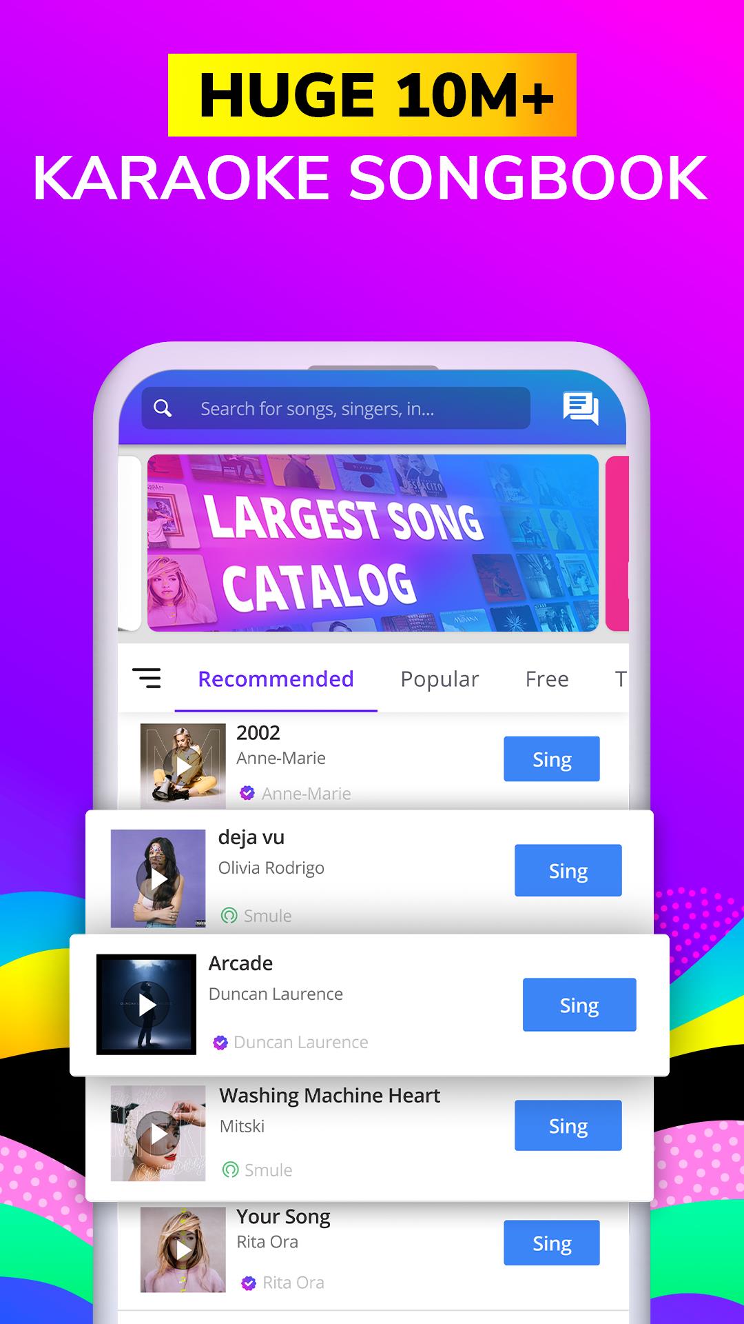 Smule: Karaoke Songs & Videos Smule: Karaoke Songs & Videos