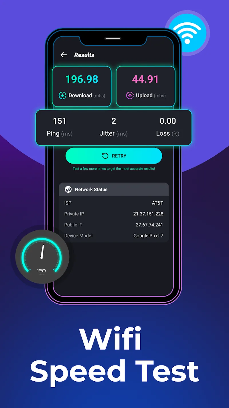 Speed Test 5G, Wifi - SpeedZen