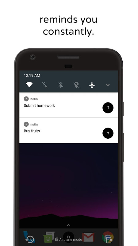 notin - notes in notification notin - notes in notification