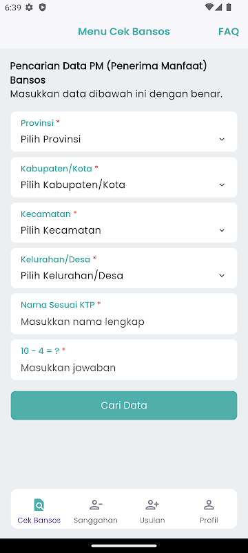 Aplikasi Cek Bansos Aplikasi Cek Bansos