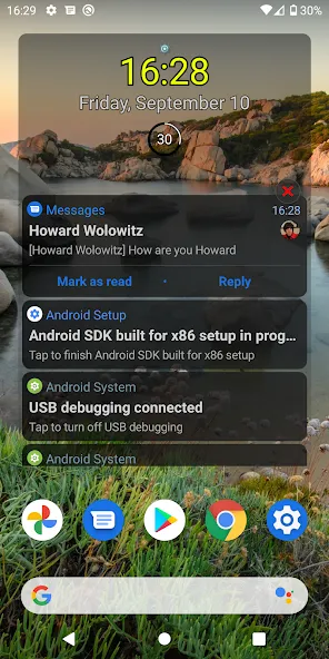 Notification Widget Notification Widget
