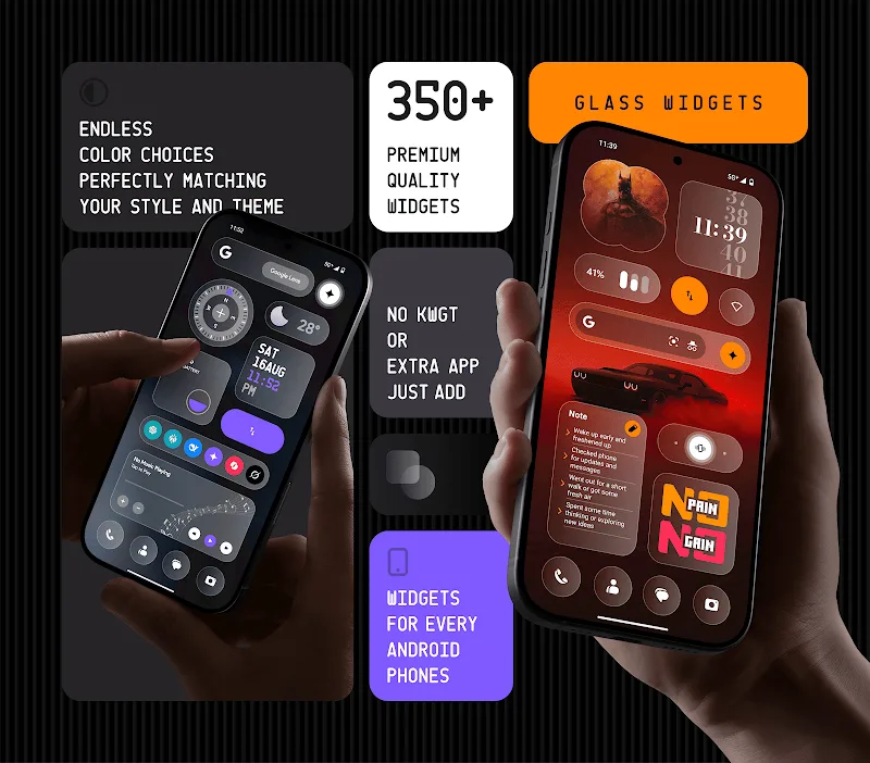 Glass Widgets Pro