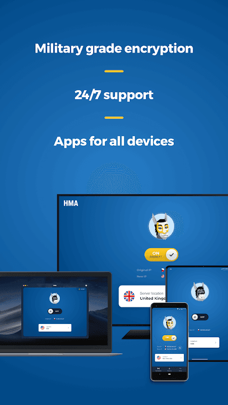 HMA VPN Proxy &amp; WiFi Security