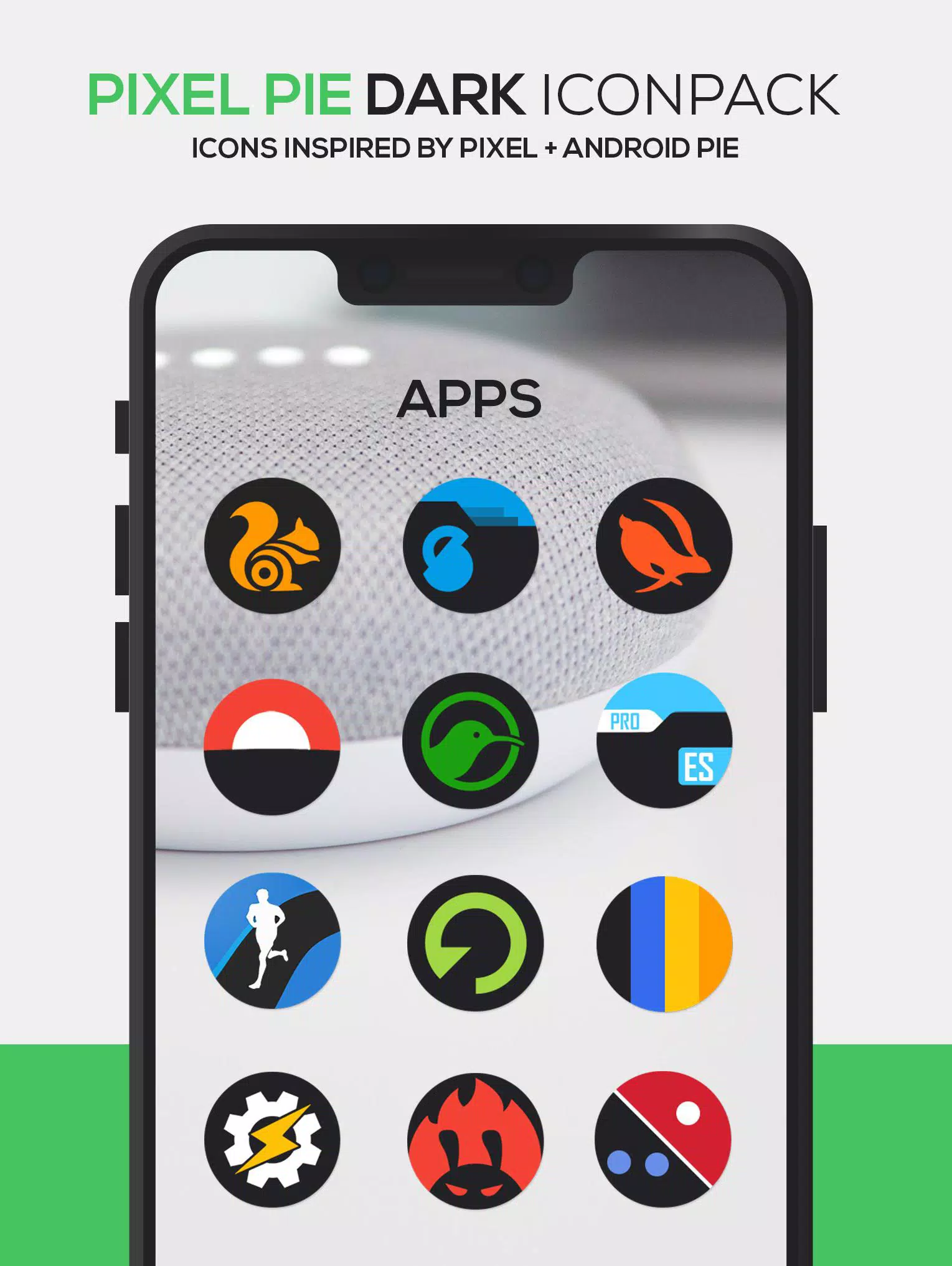Pixel DARK Icon Pack