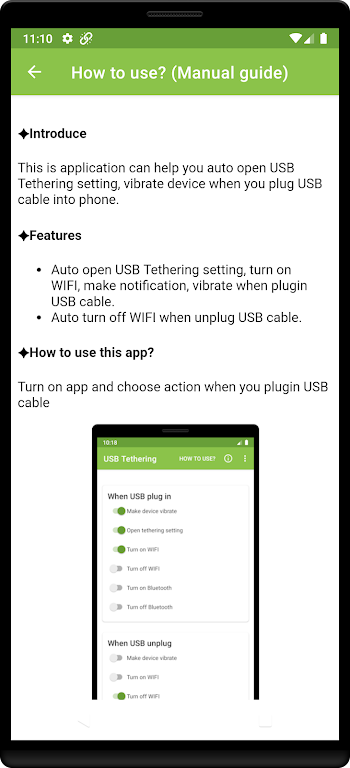 Auto USB Tethering