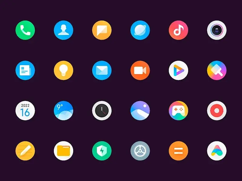 Miui 15 – Icon Pack (Round) Miui 15 – Icon Pack (Round)
