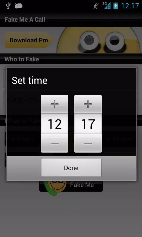 Call Me! Fake a Call