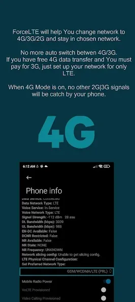 Force LTE - 4G LTE Networke Only