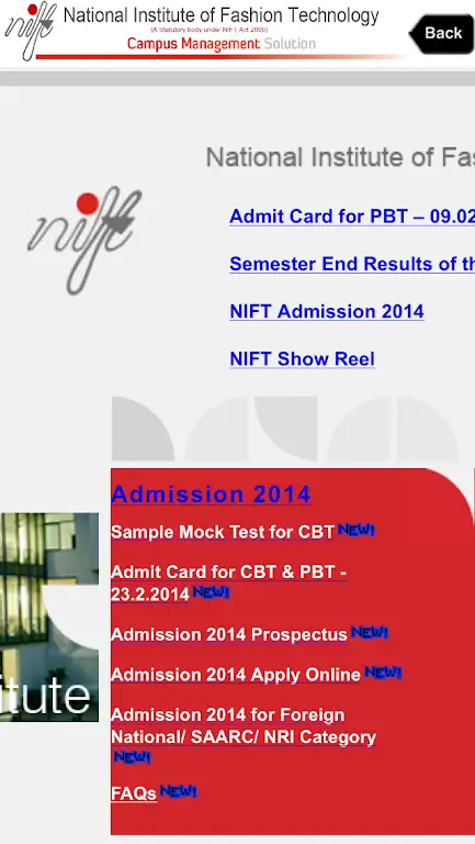 CMS NIFT