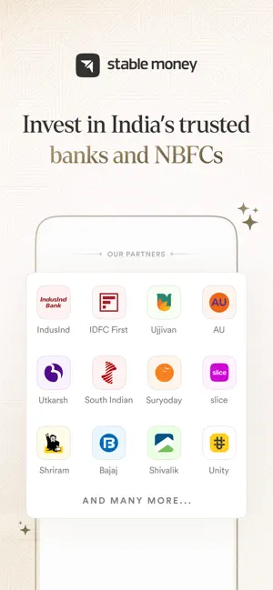 Stable Money: Earn 9.10% on FD