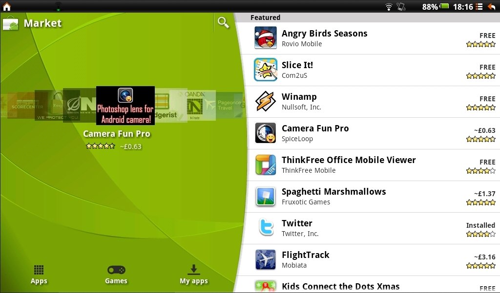 Android Market 1.1.0 Android Market 1.1.0