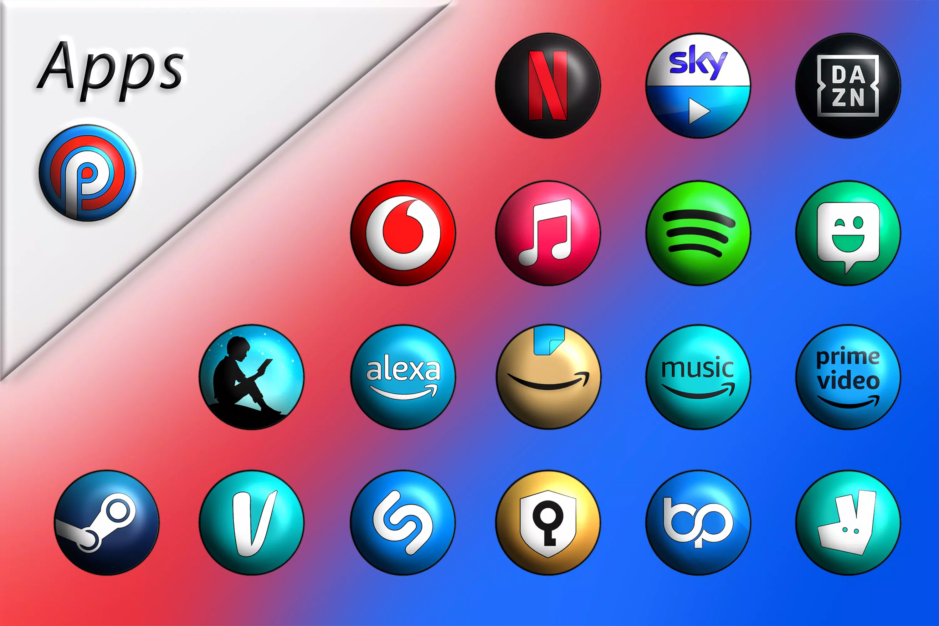 Pixly 3D - Icon Pack