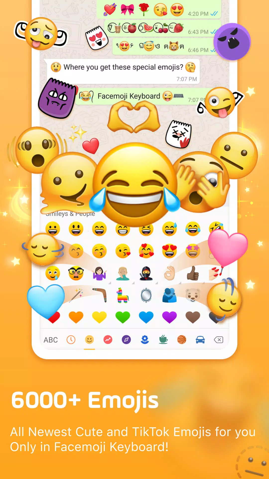 Facemoji Emoji Keyboard & Fonts