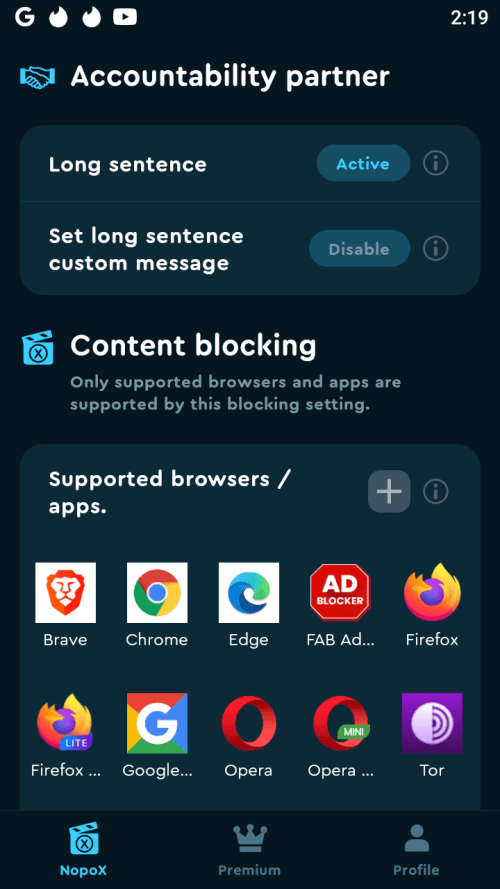 NopoX - Porn blocker NopoX - Porn blocker