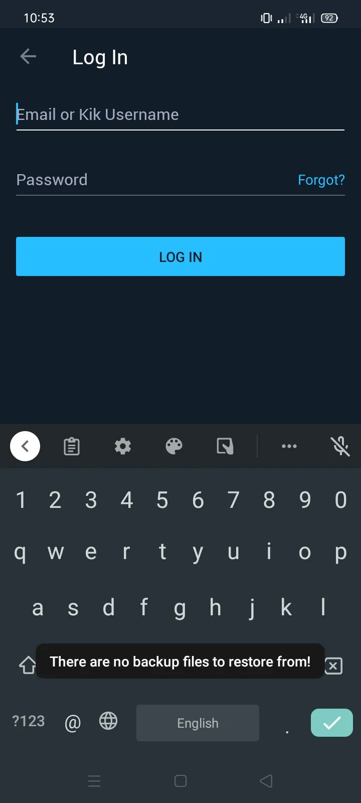 Blue Kik Blue Kik