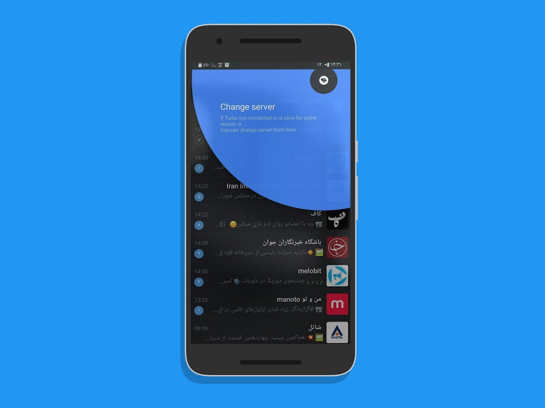 TeleTurbo تلگرام طلایی توربو apk