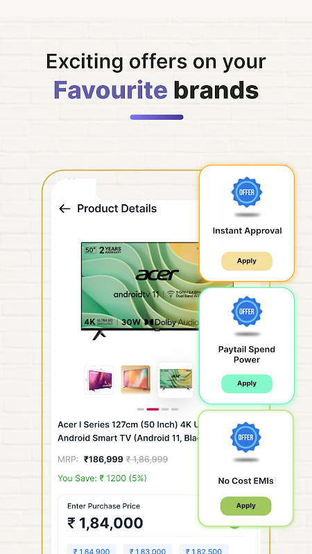 Paytail - Buy on easy EMIs