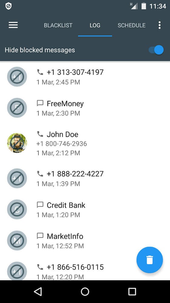 Calls Blacklist Mod Calls Blacklist Mod