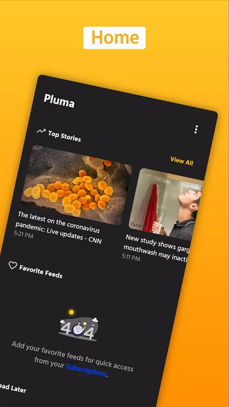 Pluma RSS Reader Faster
