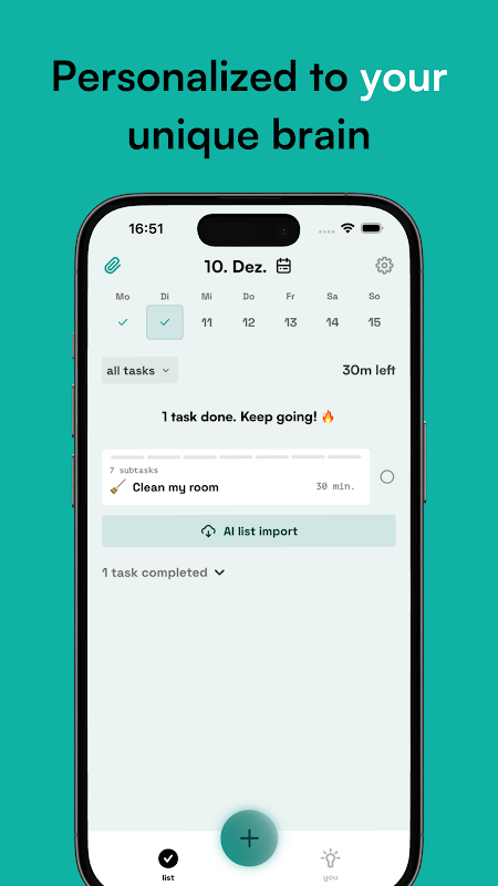 neurolist꞉ AI Planner for ADHD