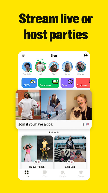 Yubo:Make friends & chat now