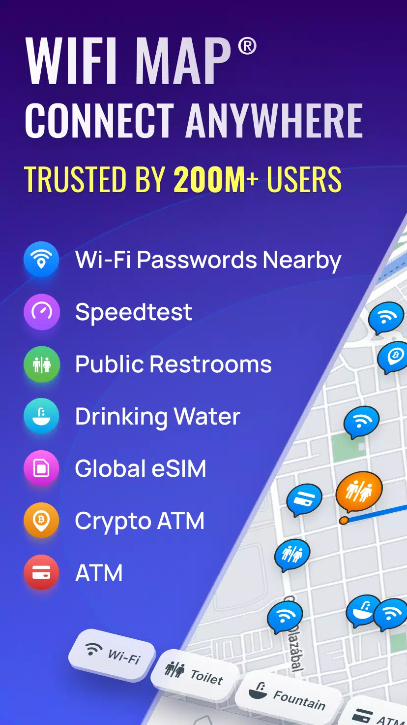WiFi Map:Free Wi-Fi Near You