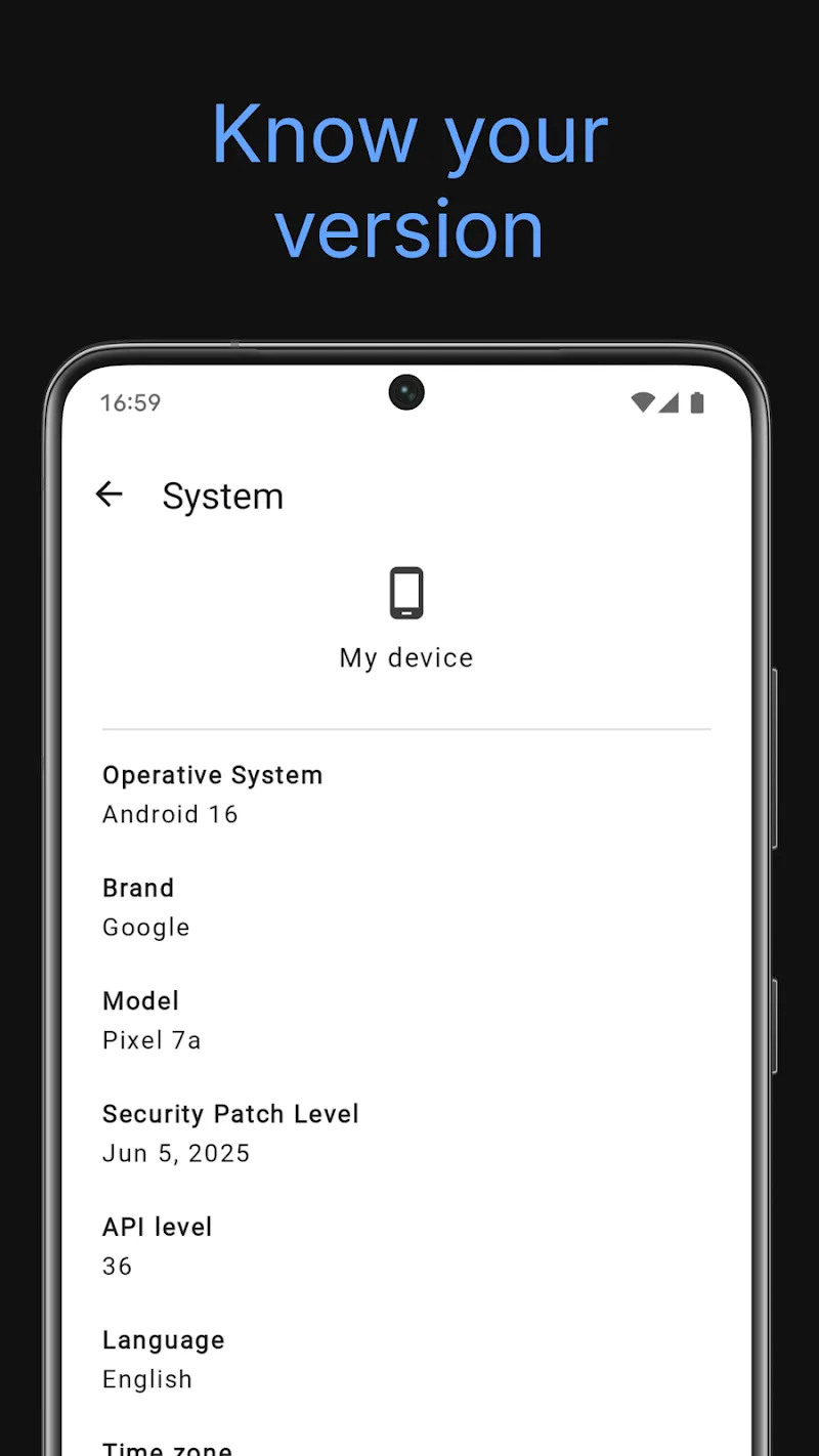 System information