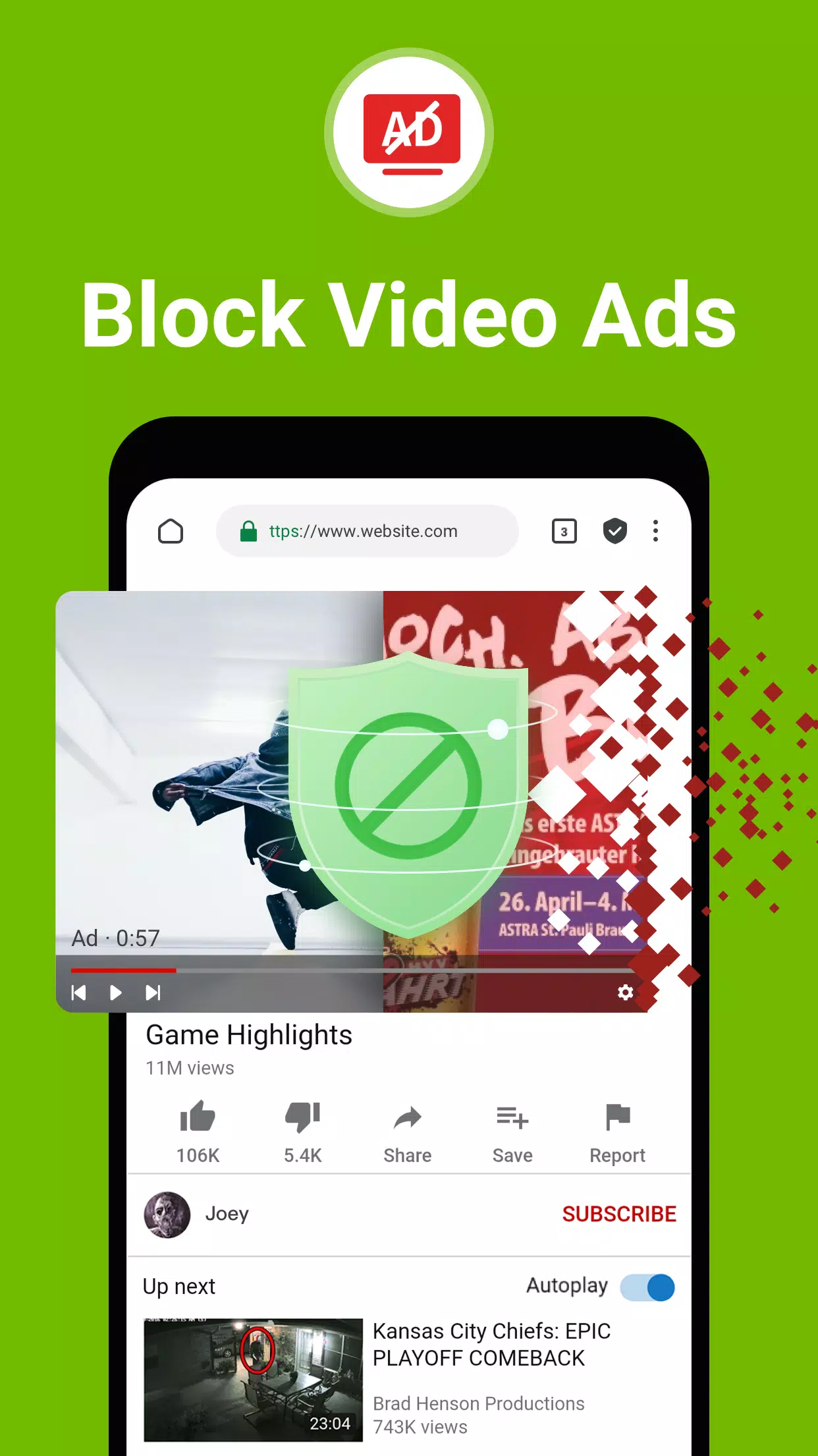 Free Adblocker Browser:Adblock