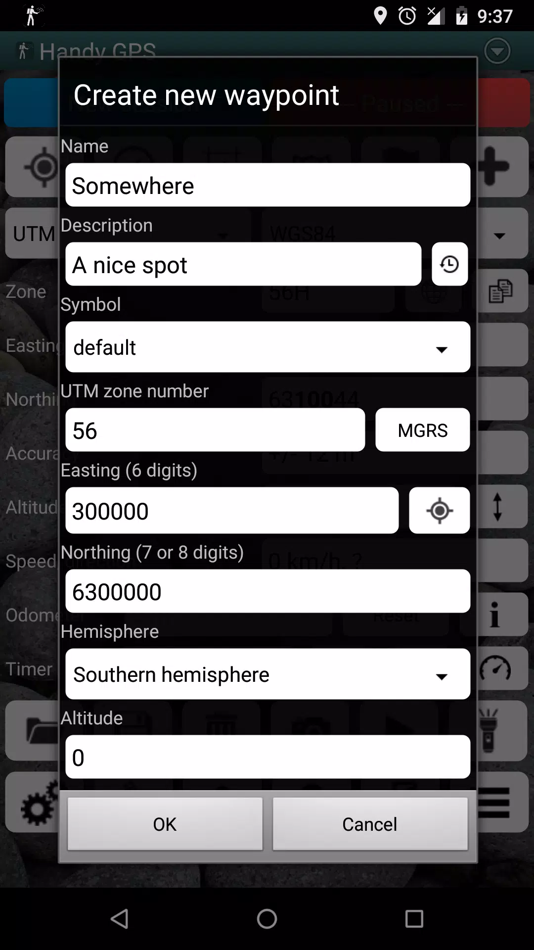 Handy GPS