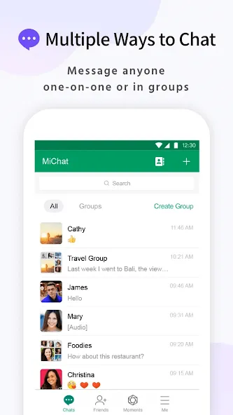 MiChat Lite-Chat, Make Friends