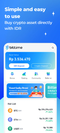 Bittime: Buy Bitcoin & Crypto