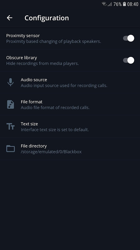Call recorder
