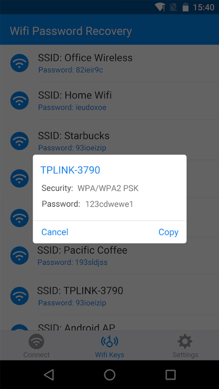 Free Wifi Password - Connect apk