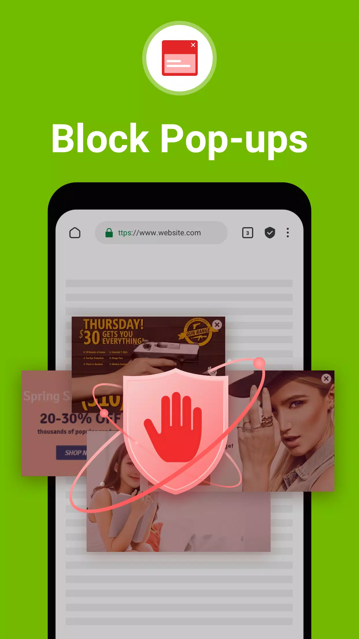 Free Adblocker Browser:Adblock